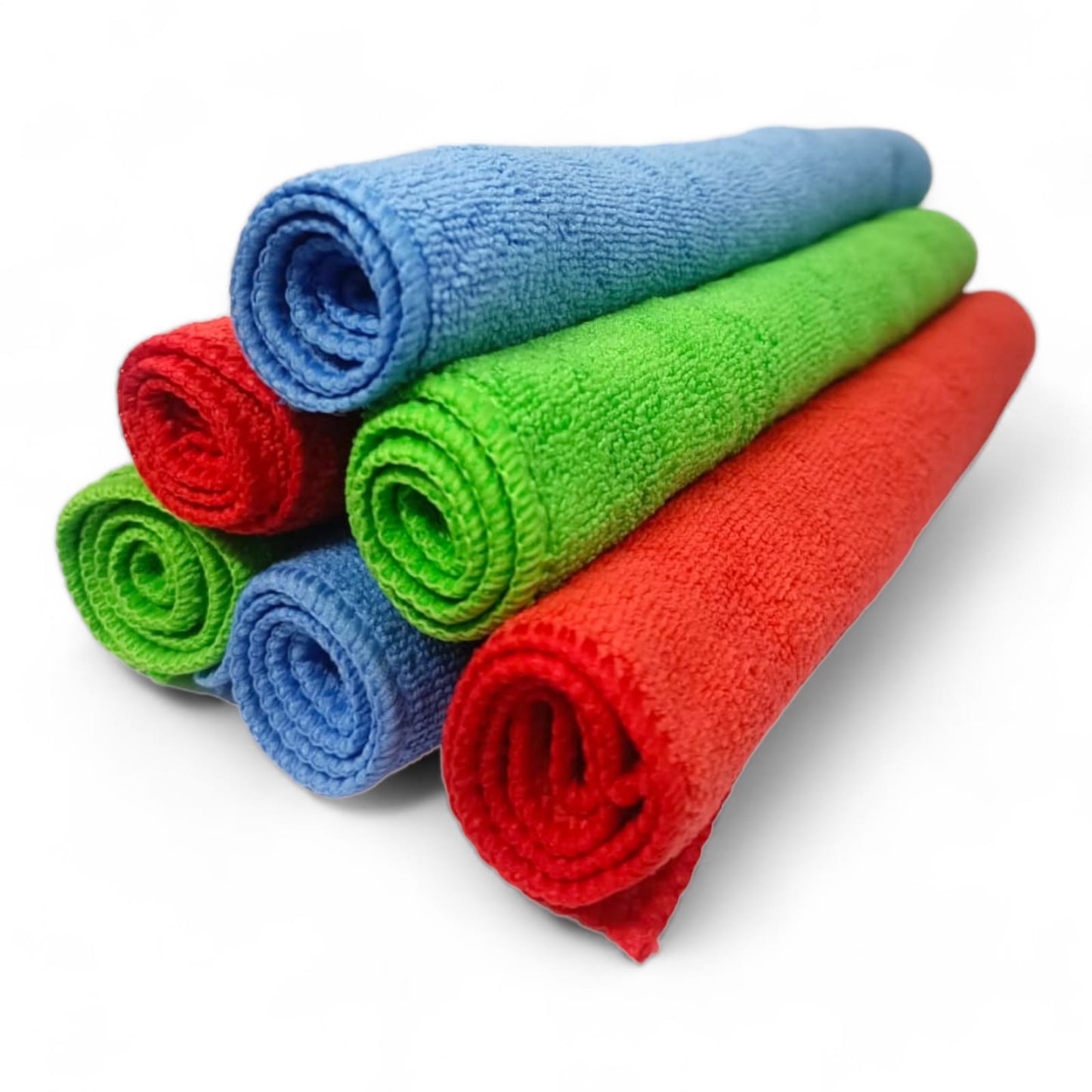 Microfibers Cloth Towels Set (6 Pcs Multi Color)