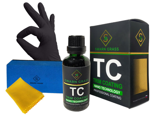 1 year Swarn Grass Premium Black Trim Coating Kit Nano Technology (TC)